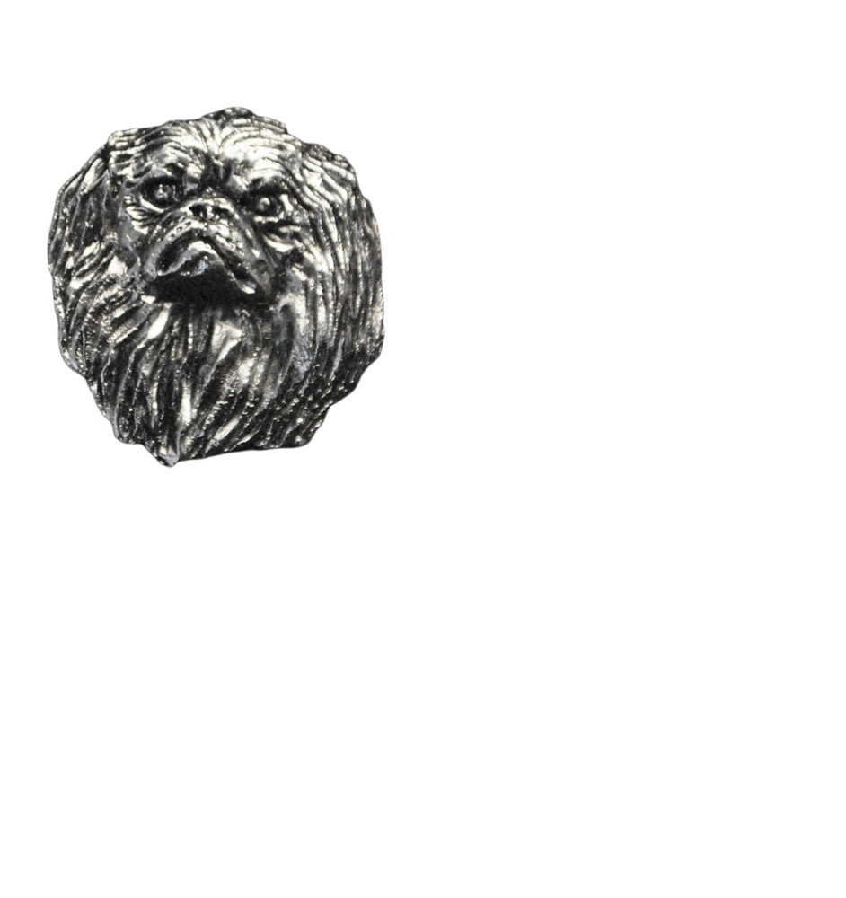 Pekińczyk pin posrebrzony Art-Dog